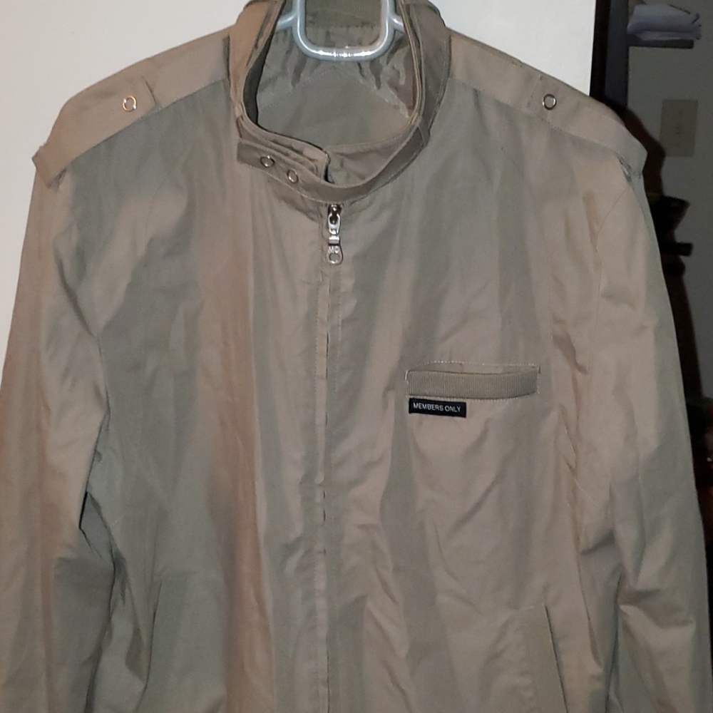 Members only Jackie green bomber jacket